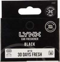 Lynx BLACK Refill Sticks Car Air Fresheners Fragrance Scent A1956