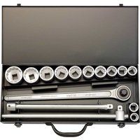 Draper 369 3/4" Square Drive Elora Imperial Socket Set, 15 Pieces