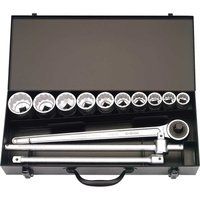 Draper 385 Elora Metric Socket Set, 3/4" Square Drive, 13 Pieces