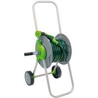 Draper 15m Garden Water Hose,Spray Gun,Tap Connector & Wheeled Trolley Kit,01024