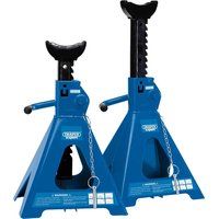 Draper 01814 Pair of Pneumatic Rise Ratcheting Axle Stands (5 Tonne)