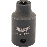 Draper Expert HI-TORQ£ 6 Point Impact Socket, 1/4" Sq. Dr., 4.5mm