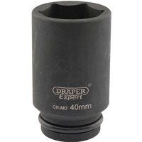 Draper 05071 Expert 40mm 3/4" Square Drive HiTorq 6 Point Deep Impact Socket