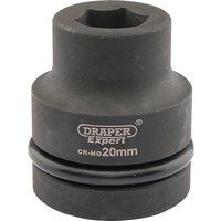 Draper Expert HI-TORQ£ 6 Point Impact Socket, 1" Sq. Dr., 20mm