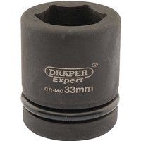 Draper Expert Hi-Torq 6 Point Impact Socket 1" Sq. Dr. 33mm - 05113