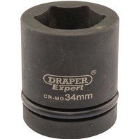 Draper Expert 5114 34mm 1-inch Square Drive Hi-Torq 6-Point Impact Socket