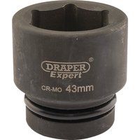 Draper Expert 5123 43mm 1-inch Square Drive Hi-Torq 6-Point Impact Socket