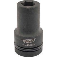 Draper Expert 5137 22mm 1-inch Square Drive Hi-Torq 6-Point Deep Impact Socket