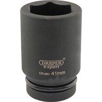 Draper Expert Expert 41mm 1" Square Drive Hi-Torq 6 Point Deep Impact Socket