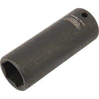 Draper 5191 1/4" Square Drive Expert Hi-Torq Metric Deep Impact Socket, 13 mm Size , Blue
