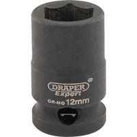 Draper Expert HI-TORQ£ 6 Point Impact Socket, 3/8" Sq. Dr., 12mm