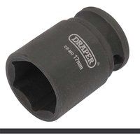 Draper 6877 3/8" Square Drive Hi-Torq 6 Point Impact Socket, 17 mm Size , Blue