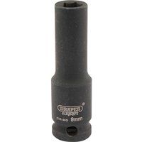 Draper Expert HI-TORQ£ 6 Point Deep Impact Socket, 3/8" Sq. Dr., 9mm