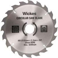 Draper 09471 TCT Saw Blade 184 x 30mm 20-Tooth