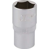 Elora Hexagon Socket, 1/4" Sq. Dr., 10mm