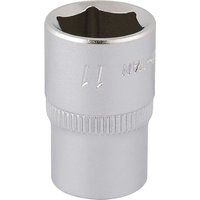 Elora Hexagon Socket, 1/4" Sq. Dr., 11mm
