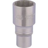 Draper 11939 Elora Deep Bi-Hexagon Socket, 1/2" Square Drive, 30mm