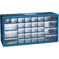 Draper 12015 Plastic Organiser with 30 Drawer, 500mm x 160mm x 255mm