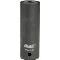 Draper 12743 Expert Deep Impact Socket, 1/2" Square Drive, 17mm