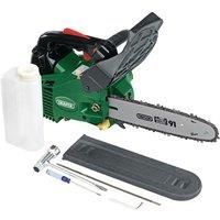 Draper 15042 25.4cc 250 mm Petrol Chainsaw with Oregon Chain and Bar, Multicoloured