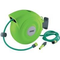 Draper Wall Mounted Retractable Auto Rewind Garden Hose Reel Watering Hosepipe