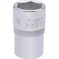 Elora Hexagon Socket, 1/2" Sq. Dr., 18mm