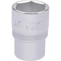 Elora Hexagon Socket, 1/2" Sq. Dr., 21mm