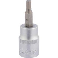 Draper 16282 3/8 Inch Square Drive Socket with Hexagonal Bit, 4mm