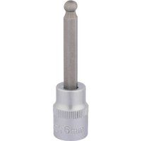 Draper 16289 3/8 Inch Square Drive Hexagonal Ball End Socket Bits, 6mm