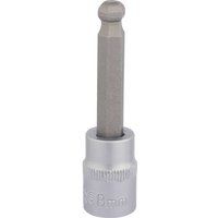 Draper 16291 3/8 Inch Square Drive Hexagonal Ball End Socket Bits, 8mm