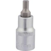 Draper Hexagonal Socket Bits, 1/2" Sq. Dr., 6mm