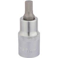 Draper 16300 1/2-Inch Square Drive Metric 7 mm Tip Hexagonal Socket Bit