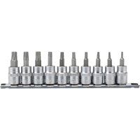Draper 16339 TX-Star 3/8-Inch Square Drive Plus 48 mm Socket Bit 10-Piece Set