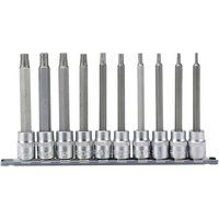 Draper Draper TX STAR Plus Socket Bit Set, 3/8 Sq. Dr., 100mm (10 Piece) 16340