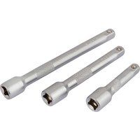Draper 16424 1/4-Inch Square Drive Extension Bar 3 Piece Set