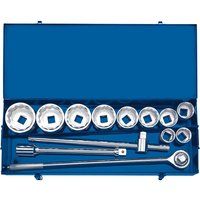 Draper Metric Socket Set in Metal case, 1" Sq. Dr. (13 Piece) 16441
