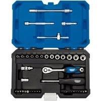 Expert 1/4 inch Square Drive Metric Multi-Drive with 72 tooth reversible rachet