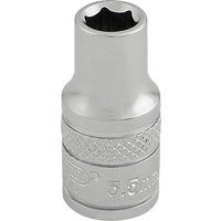 Draper Socket, 1/4" Sq. Dr., 5.5mm