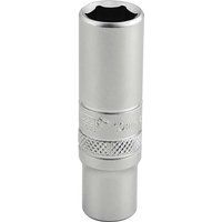 Draper 16529 1/4 Inch Square Drive 6 Point Metric Deep Socket, 10mm