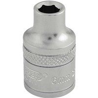 Draper 6 Point Metric Socket, 3/8" Sq. Dr., 6mm