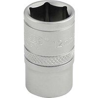 Draper 16537 3/8-Inch Square Drive 6 Point Metric Socket, 12mm Size