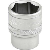 Draper 6 Point Metric Socket, 3/8" Sq. Dr., 18mm