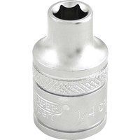 Draper 6 Point Imperial Socket, 3/8" Sq. Dr., 1/4"