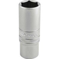 Draper 16585 Metric 3/8-Inch Square Drive Hi-Torq 6-Point Deep 17 mm Socket , Blue