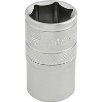 Draper 16606 1/2" Square Drive 6 Point Socket, 16mm Size