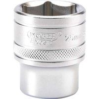 Draper 6 Point Metric Socket, 1/2" Sq. Dr., 25mm