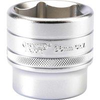Draper 16623 6 Point Metric Socket, 36mm Ø, 1/2" Square Drive, Blue