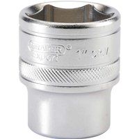 Draper 16634 1/2-Inch Square Drive Micro Satin Chrome Imperial Socket, 1-Inch Size