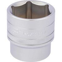 Draper 16640 6 Point Imperial Socket, 1/2" Square Drive, Blue