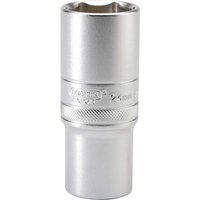 Draper 6 Point Metric Deep Socket, 1/2" Sq. Dr., 24mm
